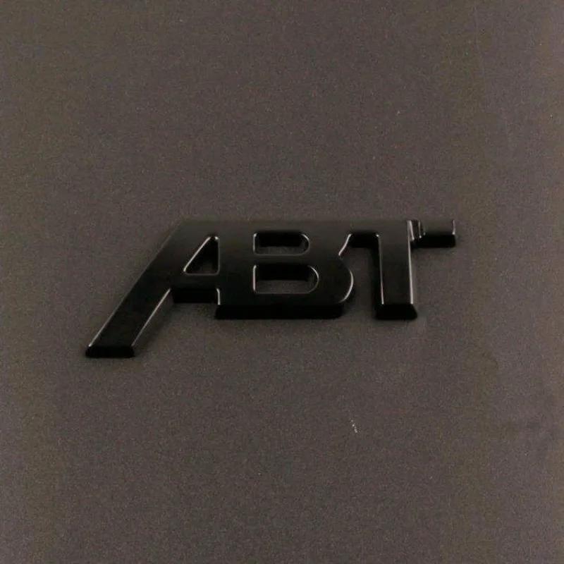 3D Металлическая Эмблема На Крышку Багажника Автомобиля Логотип ABT Эмблема Наклейка Декаль Для Golf RS3 ABT S3 S5 Q5 Q8 A4 B8 A3 8V