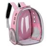 Pet Space Capsule Backpack: Large Capacity, Breathable Cat & Small Dog Carrier with Front Chest and Double Shoulder Straps.