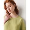 Silk Crown Crepe Mulberry Silk T-shirt Top for Women