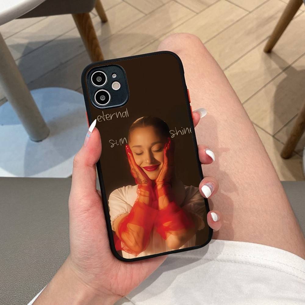A- Ariana G-Grande Phone Case For IPhone 14 11 12 13 Mini Pro Max 8 7 Plus X XR XS MAX Translucent Matte Cover