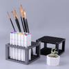 96 Holes Paint Brush Holder Square Holds Up Storage Organizer Pencil Stand  Artists Art