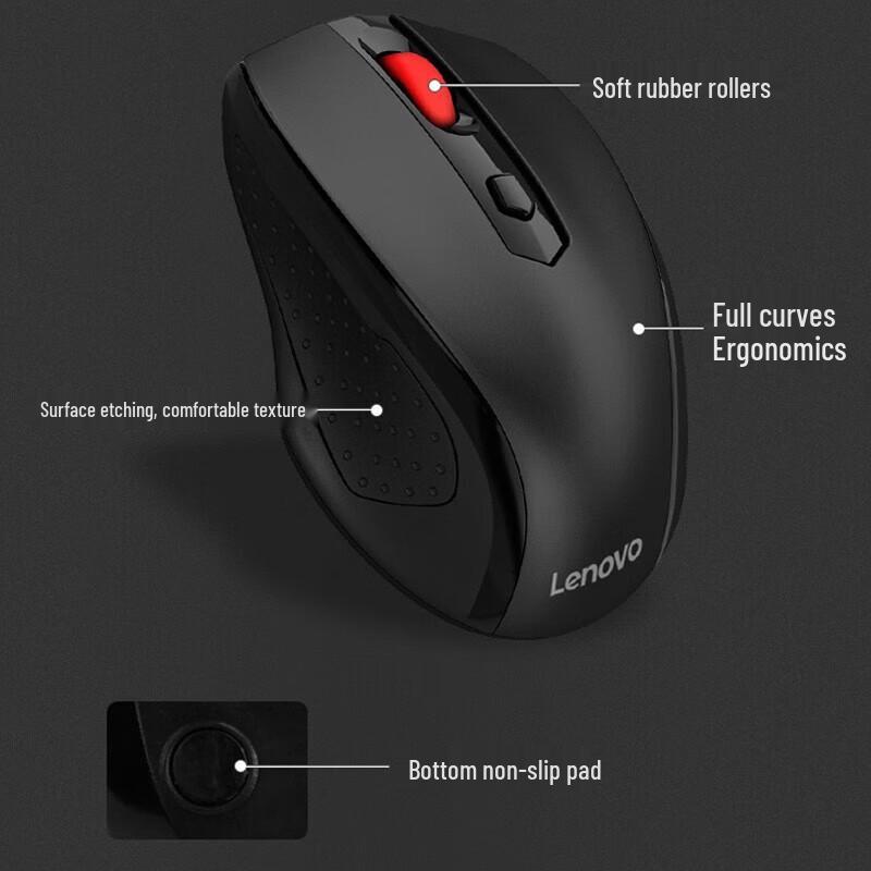 Беспроводная бесшумная офисная мышь Lenovo M21