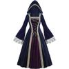 Medieval Floor Length Dress for Women Cosplay Costumes Carnival Middle Ages Stage Performance Gothic Court Victoria Dresses