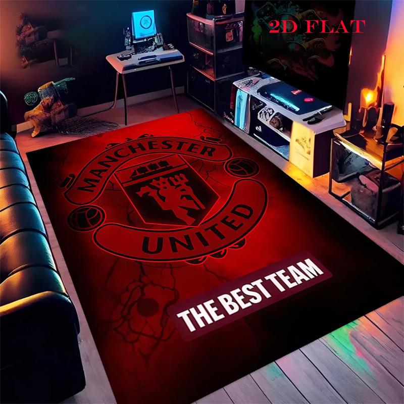 Ковер Man Utd для гостиной, спальни, дома, украшение дивана, нескользящий коврик для детских игр