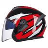 GXT Electric Motorcycle Helmet: Four-Season Sun Protection, Double Lens, Lightweight, Stylish, Half-Helmet for Summer.