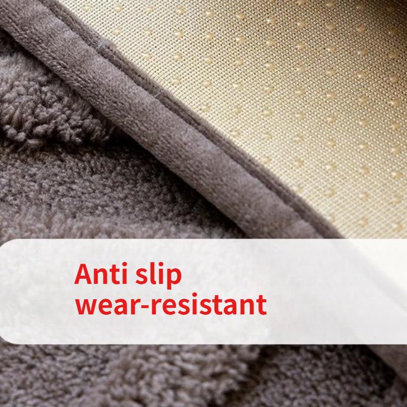 Cream Style Plush Settees Mat Thick and Warm Anti Slip Cushion for Autumn and Winter Soft and Skin Friendly Warm Sofa Blanket Machine Washable