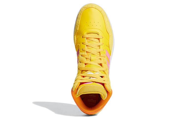 adidas Кроссовки Hoops 3.0 Mid X Улица Сезам 'Желтый Оранжевый Розовый' GX6105