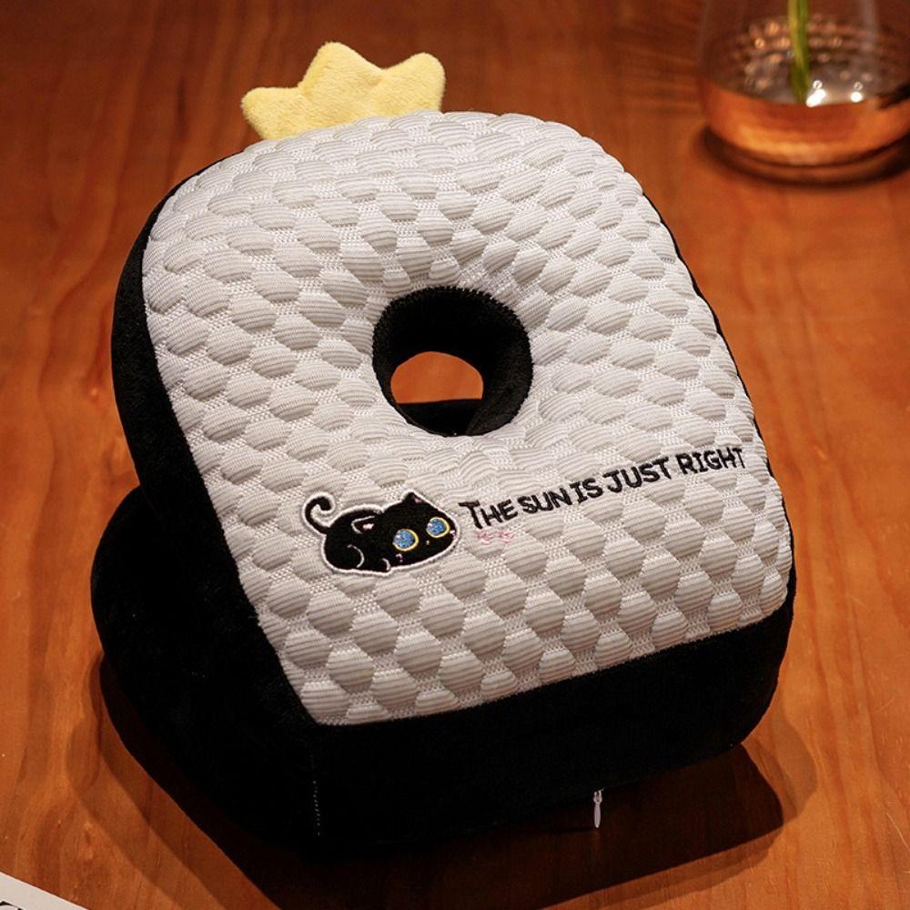 Double-sided Alpaca Pillow Stuffed Toy Ice Bean Hand Warmer Pillow  Winter