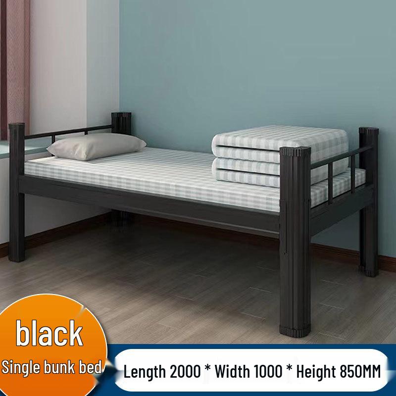 Double-Layer Steel Bunk Bed for Dorms, Apartments, and Worksites