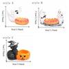Cartoon Halloween Candle Holder Vintage Desktop Ornament Cute Pumpkin Candelabra  Table Centerpiece