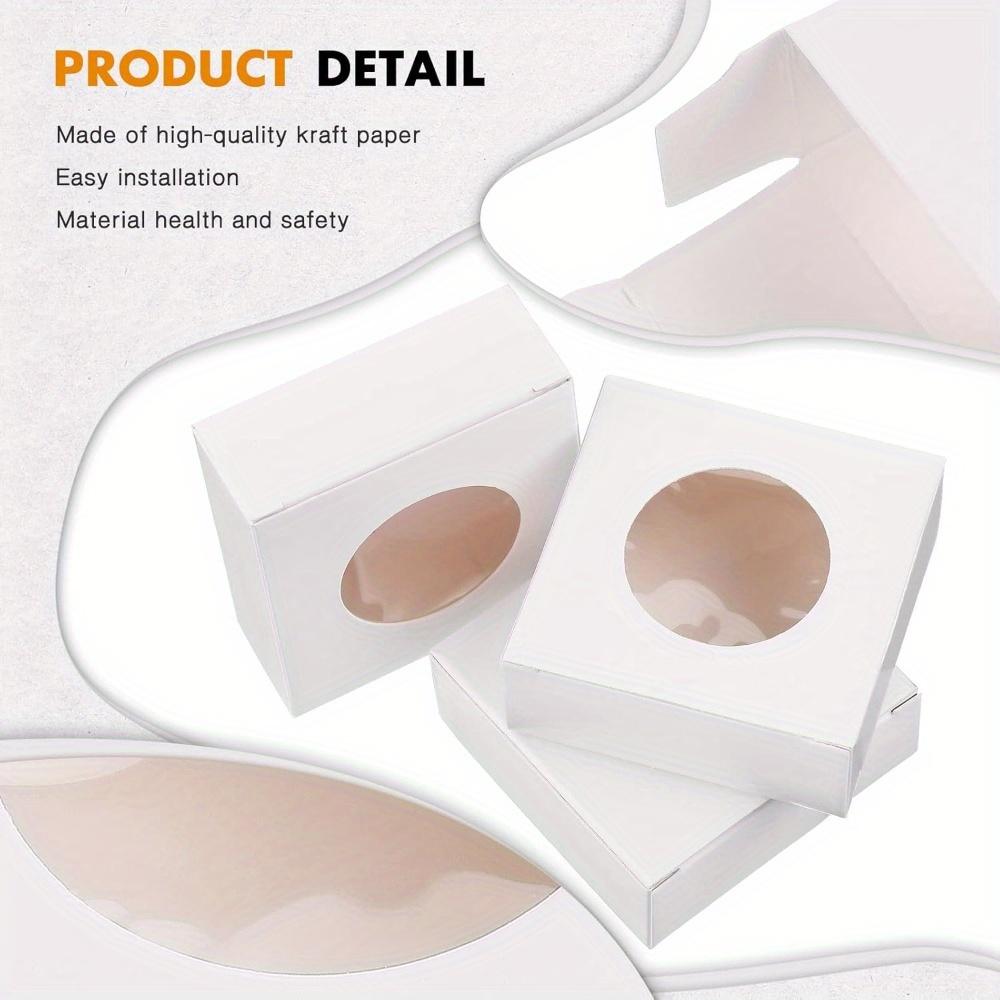 20pcs Kraft Paper Box with Clear Window Homemade Boxes Presents Packaging Boxes for Bakery Cookies Cake Packaging Candy Box Birthday Gift Boxes