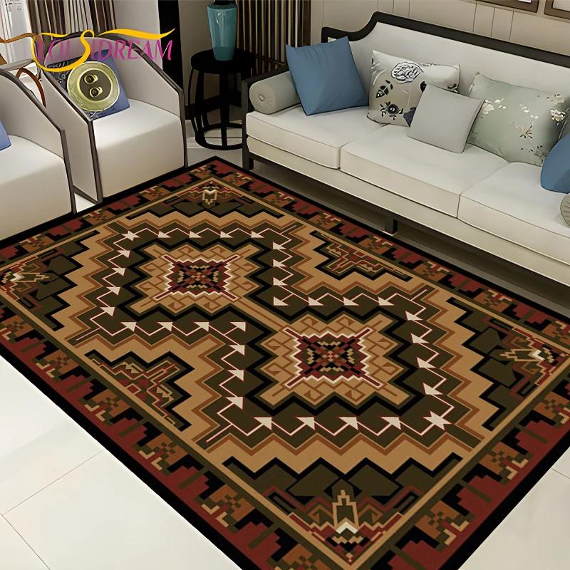 Винтажный персидский ковер для гостиной, спальни, богемный, турецкий, марокканский, этнические ковры, противоскользящий, мандала, геометрический, придверный коврик, коврик-постер