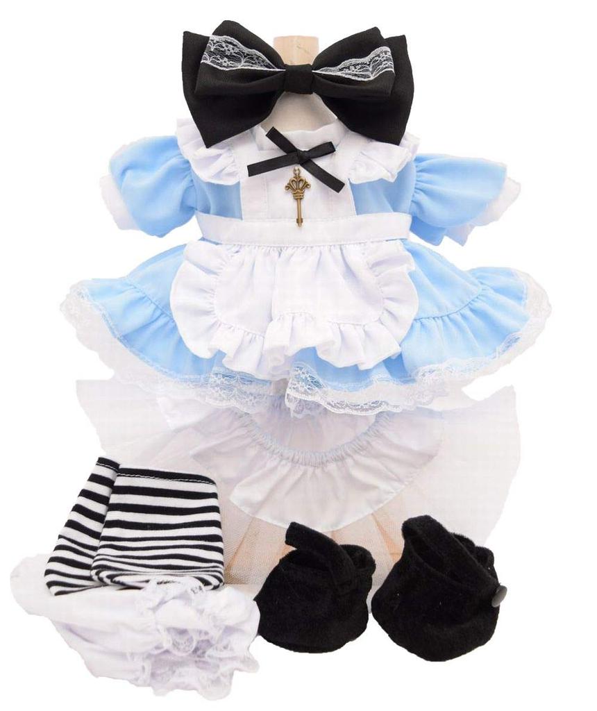 Teddy Bear Mail Order Alice Linabelle Dress-Up Costume Alice in Wonderland Sky Blue (No Body) Size Small