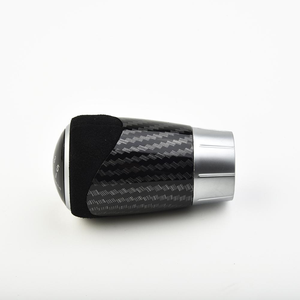 Ручка переключения передач с 5 и 6 скоростями, карбоновый узор, ручной рычаг для BMW E81 87 E46 E90 E91 E92, запасные части для салона