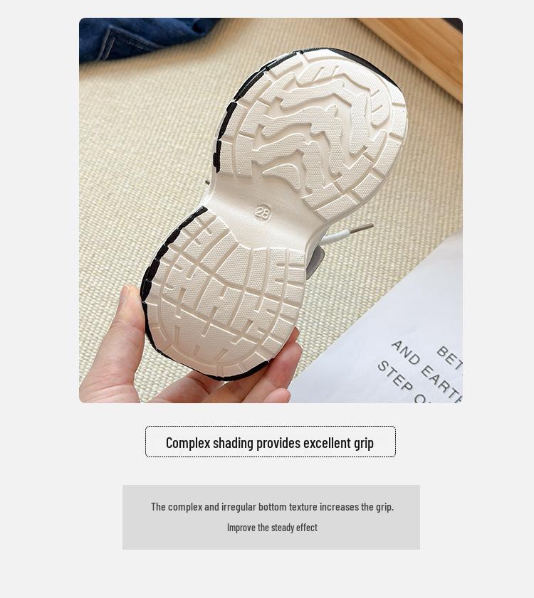 Детские спортивные дышащие сетчатые нескользящие беговые кроссовки | Осень/Зима 2025