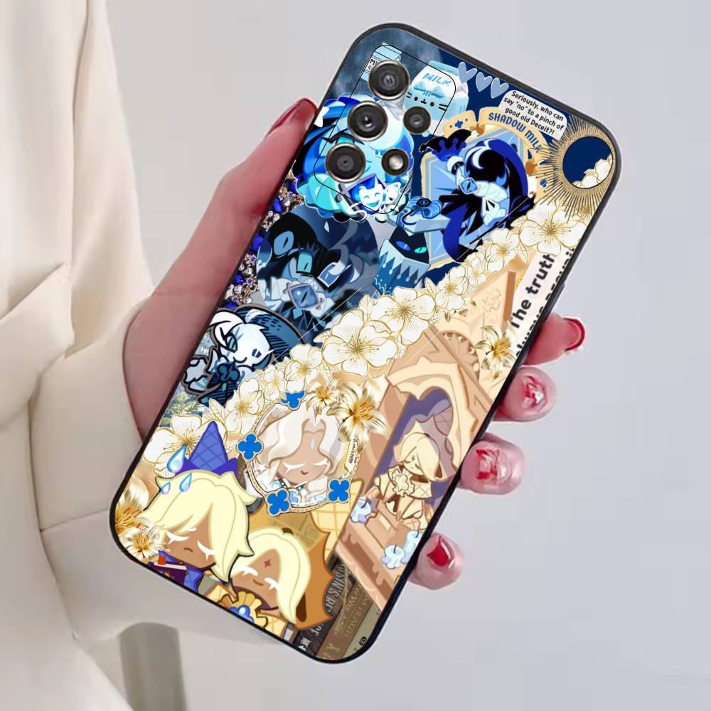 Чехол для телефона Game C-Cookie R-Run Kingdom для Samsung S25, S24, S21, S22, S23, S30, Ultra, S20, Plus, Fe, Lite, Note, 10, Черный