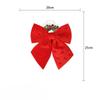 Christmas Bow Decorative Hanging Ornament for Tree Wedding and Party Decorations Perfect for Holiday and Hotel Displays