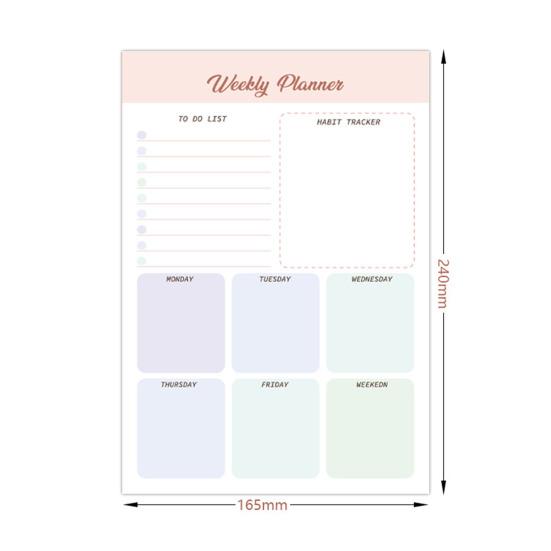 Планировщик питания Блокнот Планировщик сбалансированной диеты Список покупок План еженедельных приемов пищи Effortless Double