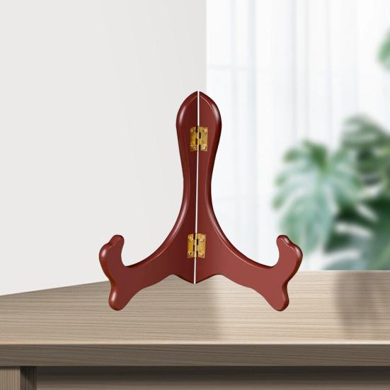 Деревянная подставка для тарелок, мольберт, держатель, подставка для фоторамки, декоративное искусство, ручная работа из дерева