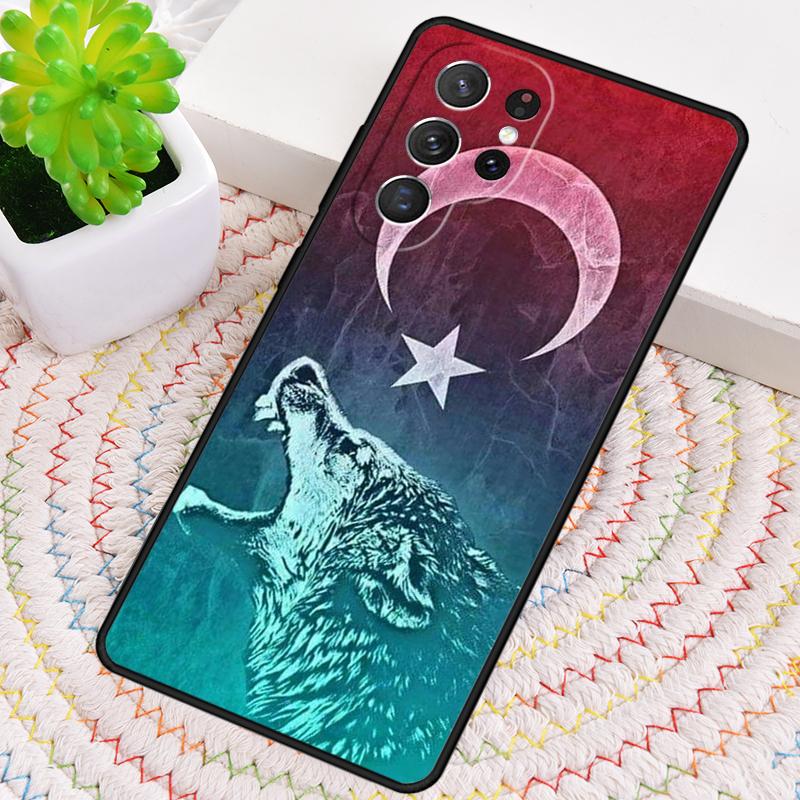 Чехол для телефона TPU с флагом Турции Ататюрка для Samsung Galaxy note 10 pro S26 S25 S24 S23 S22 Ultra Plus S21 FE S20