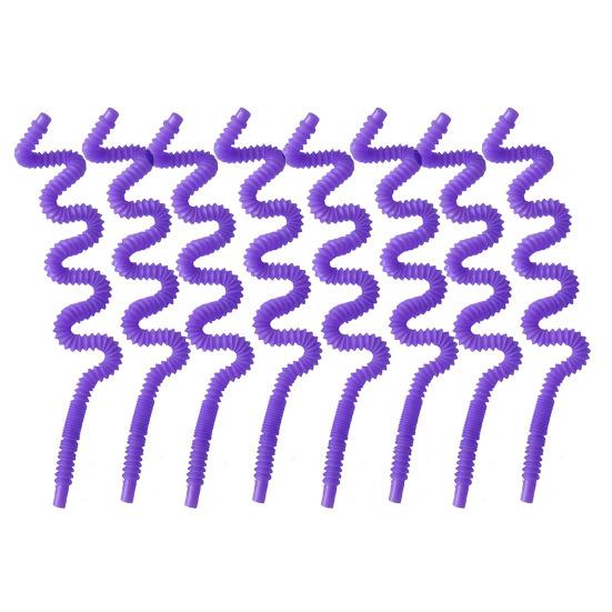 Разноцветные изогнутые гибкие соломинки 6 мм, многоразовые, пищевой пластик, гибкие соломинки для питья, для дня рождения, дома, путешествий