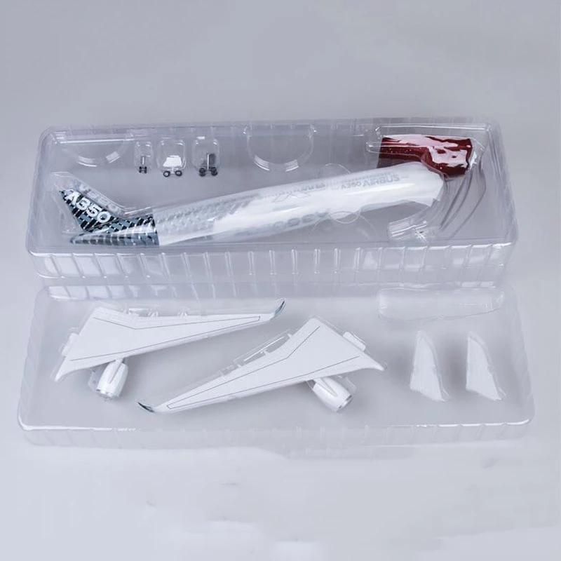 1:142 Масштаб 47СМ Модель самолета Airbus A350 Прототип XWB Авиалинии Модели самолетов Литые самолеты с LED подсветкой Домашний декор