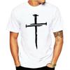 Men'S Summer New Retro Cross -Standing Short -Sleeved T -Shirt Casual Fitness Running Sportswear Network Eye Fast Dry Street Top