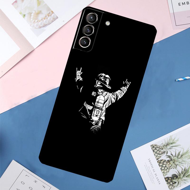Fireman Firefighter Case For Samsung Galaxy S25 Ultra S21 S22 S23 S24 Ultra S9 S10 Plus S20 FE S25 FE Back Cover