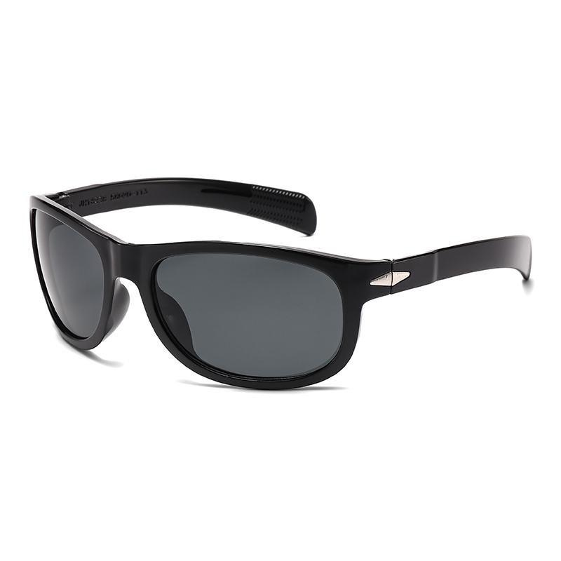 Fashion Cycling Sunglasses UV Protection Sports Goggles Black Silver for Men Women Outdoor Camping Hiking Bicycle Eyewear