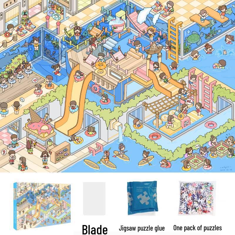 Премиальная jigsaw-головоломка для взрослых из 1000 деталей: Сложный, Расслабляющий и Образовательный Подарок - Ручная Работа