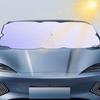 Солнцезащитный козырек на лобовое стекло автомобиля Зонт для лобового стекла автомобиля Экран для окна Автомобильные аксессуары для интерьера Для безопасности вождения Жара Грузовик