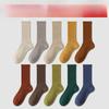 Women's Spring and Autumn Pure Cotton Long Socks Winter Antibacterial Spring Style Women's Mid-calf All-cotton Long Calf Anti-odor Cotton Socks