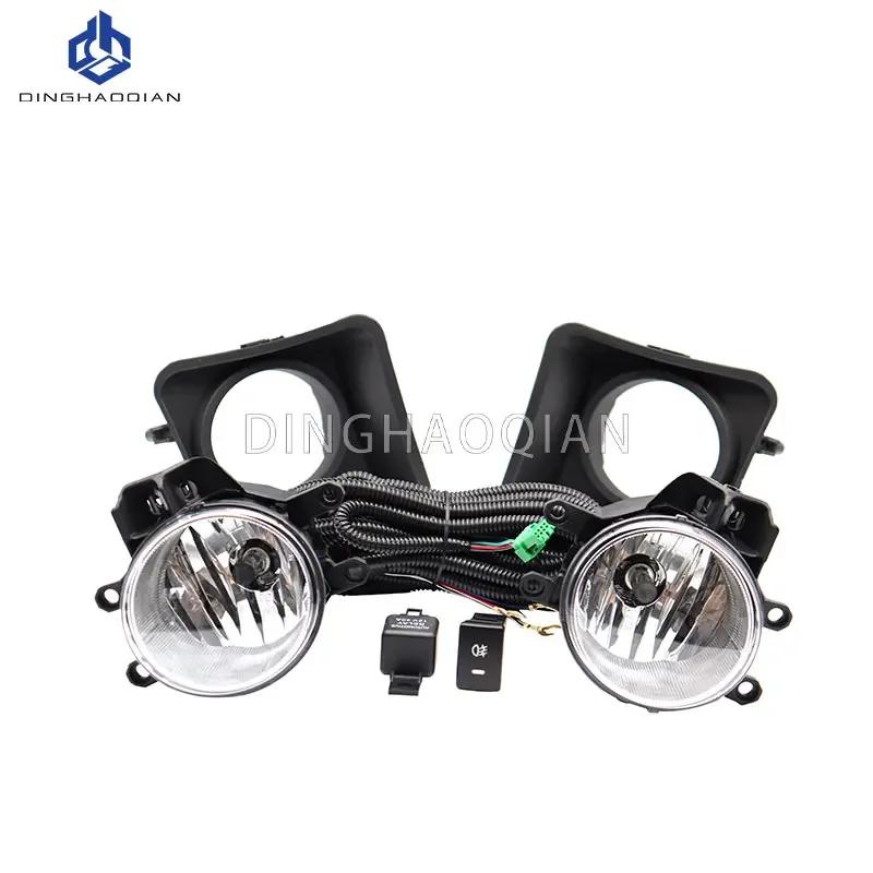 1 комплект Противотуманные фары Фара для Toyota Tundra 2014 2015 2016 2017 2018 Противотуманные фары Автомобильный комплект противотуманных фар С жгутом проводов Лампочка Переключатель