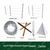 ART&LIVING Simulated Barbed Wire Obstacle Training Fence
