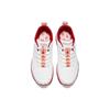Skechers Tres-Air Uno Искусственная кожа Круглый носок На шнуровке Амортизирующие Прочные Поддержка Низкие Повседневные Кроссовки Женские Белый Красный 177920-WRD