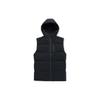 Training Series Solid Color Letter Embroidery Zipper Hooded Thick Warm Vest Men Vest Black 152247901-2