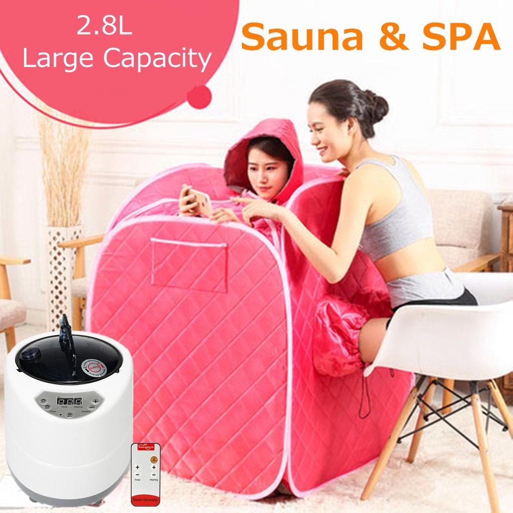 Портативный парогенератор для сауны, 1500 Вт, 220 В, 2,8 л, мощный парогенератор с дистанционным управлением