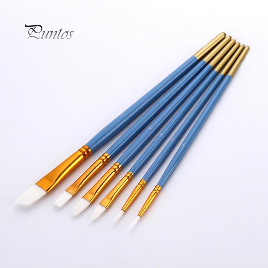 10Pcs/Set Different Size Paint Brush Pens for Artist Watercolor Oil Painting