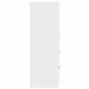 Commode Armoire de chambre - mango - Blanc 60x36x103 cm - Bois d'ingénierie M179