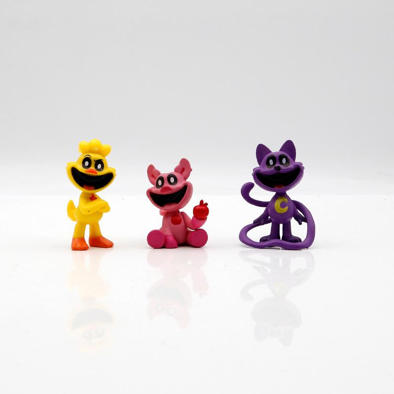 Ужасная улыбка маленькая фигурка животного кукла сонный кот монстр игра товар игрушка модель украшение