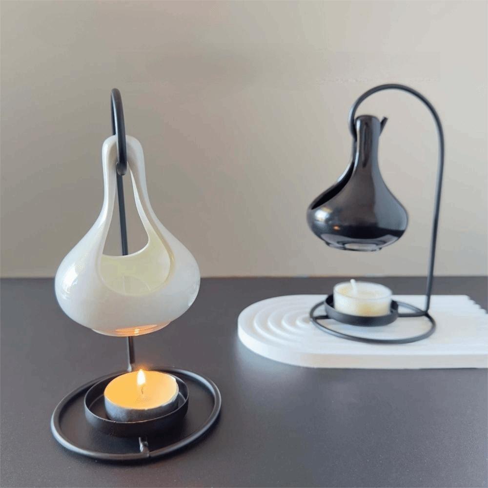 Creative Essential Oil Stove Fragrance Diffuse Ceramic Tealight Holder Home Use
