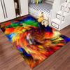 Colorful Abstract Swirl Pattern suitable as a non-slip mat for the living room or bedroom sofa
