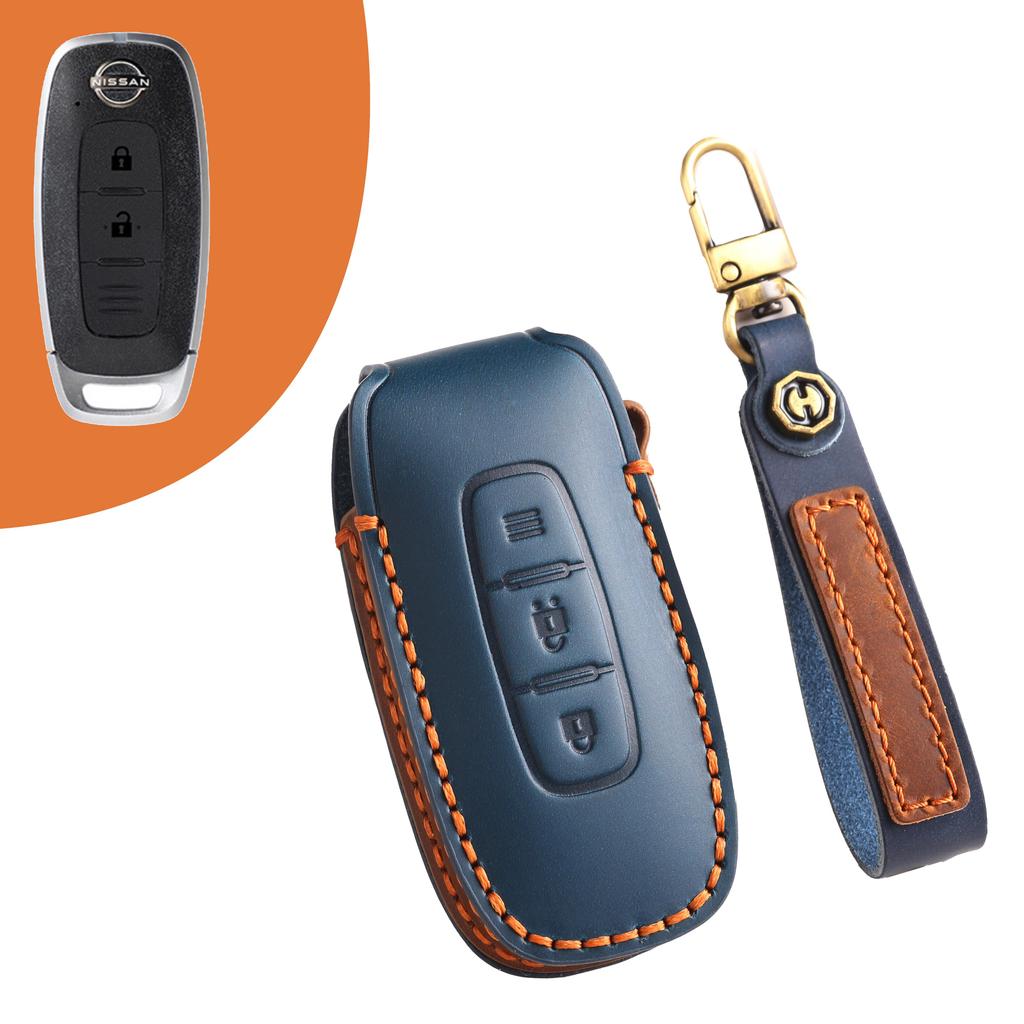 [Nissan]Handmade cowhide  Car Key Cover for Teana Sylvania Qijun Tiida Bluebird Floor Lantuda Jinke