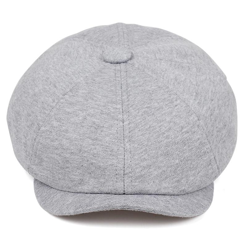 Newsboy Cap Men's Cotton Fashion Beret Autumn and Winter Warm Flat Hats