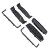 UTV Windshield Vent Kit Good Sealing Wind Shield Parts with Defogging Vents for Hard Coated
