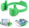 Thumbs-up Cell Phone Holder, Adjustable Silicone Tablet Stand, Multi Colors Portable Desktop Stand for iPhone Xiaomi Samsung