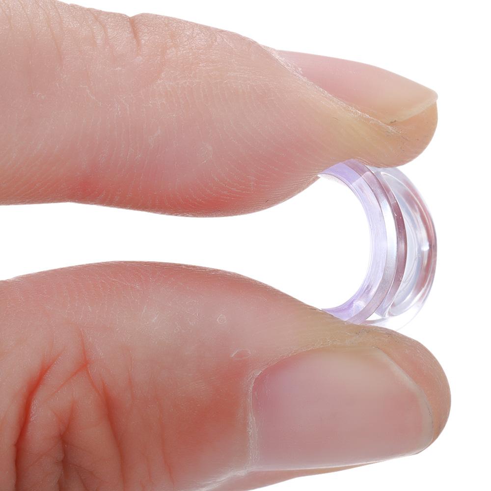 Прозрачные стеклянные противоскользящие накладки на столешницу Круглые под стеклянные накладки Противоскользящие стеклянные бамперы для столешницы