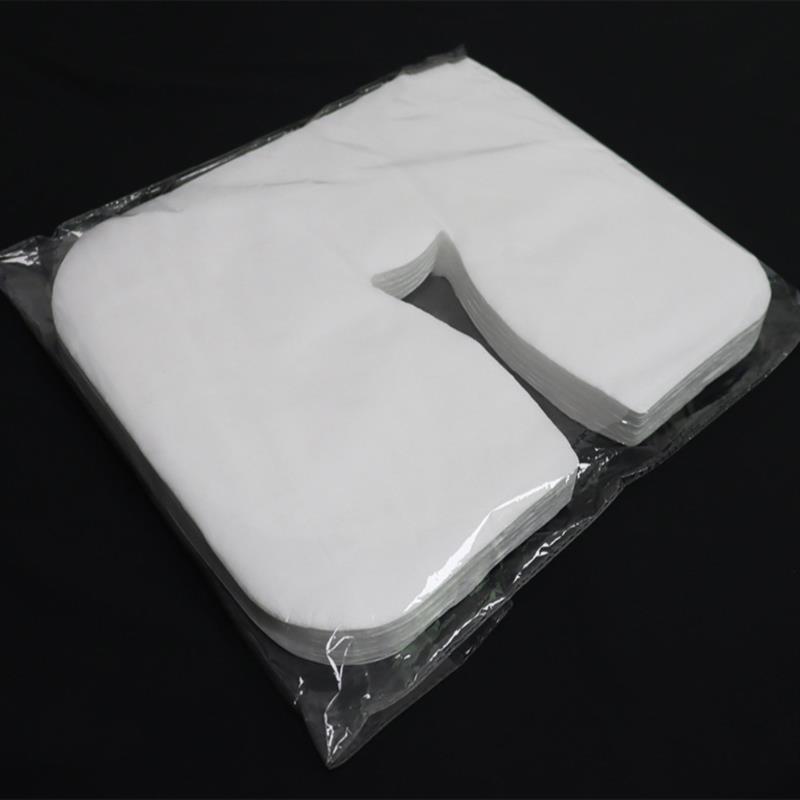 Одноразовая нетканая бумажная подушка для подголовника, чехол для стола в салоне красоты и спа