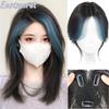 Cosplay Wig Brown Black Gradient/ Blue Gradient Heat Resistant Synthetic Hair Wig + Wig Cap