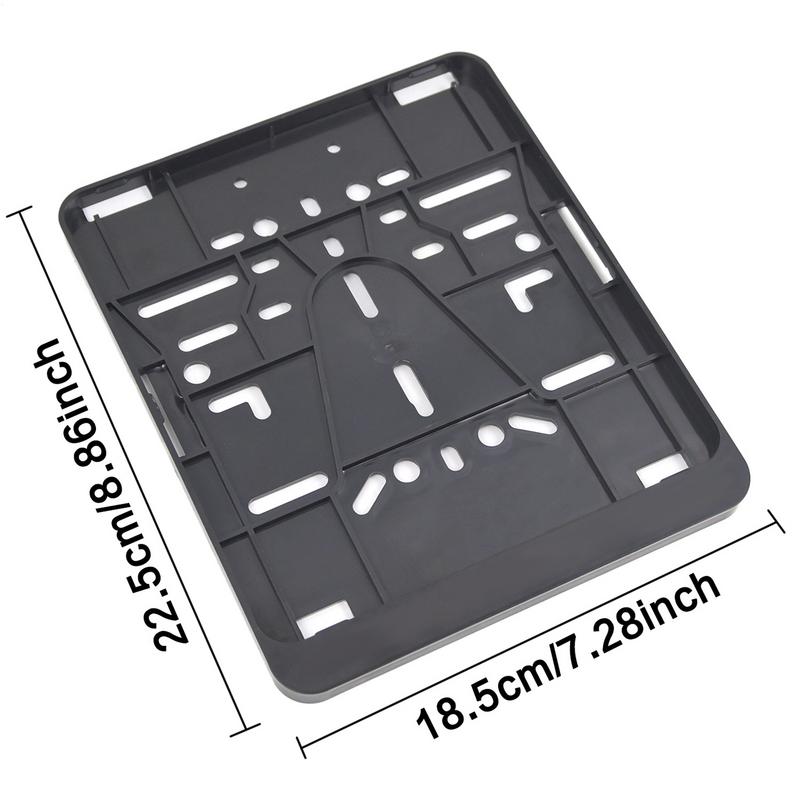 Universal Motorcycle License Plate Holder Bracket German Motorcycle Plate Frame For Trailer RV Dirt Bike Scooter